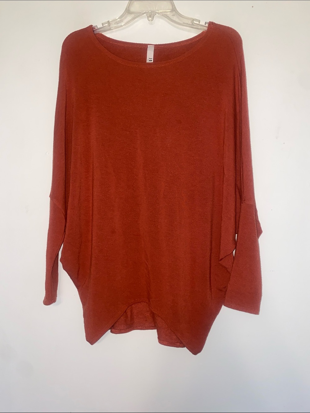 Jolie Rust Orange Knit Top